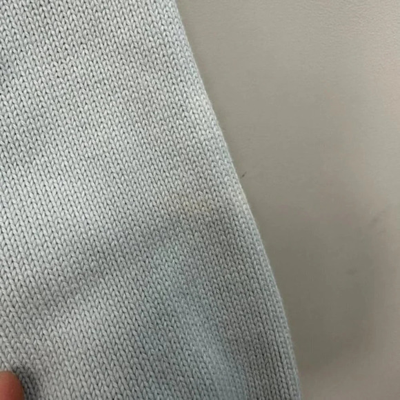 Sunday Best Lamora V-Neck Striped Button Front Cardigan Varsity Style Blue Small - Picture 9 of 16